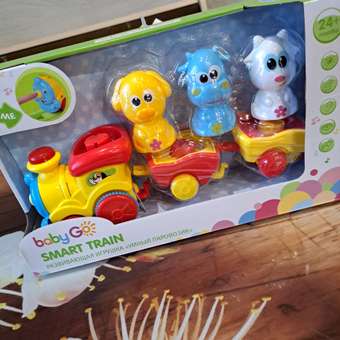 Игрушка BabyGo Поезд с животными: отзыв пользователя ДетМир