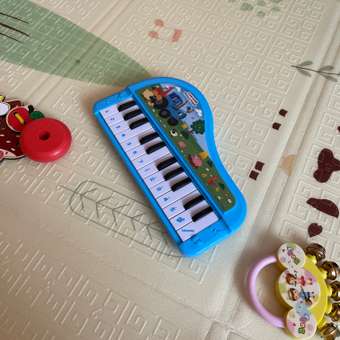 Музыкальное пианино Синий трактор звук цвет синий: отзыв пользователя Детский Мир