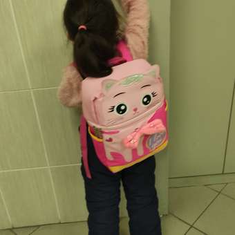 Рюкзак AmaroBaby CAT розовый: отзыв пользователя Детский Мир