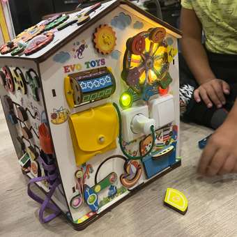 Игрушка Evotoys бизиборд Смайлики: отзыв пользователя Детский Мир