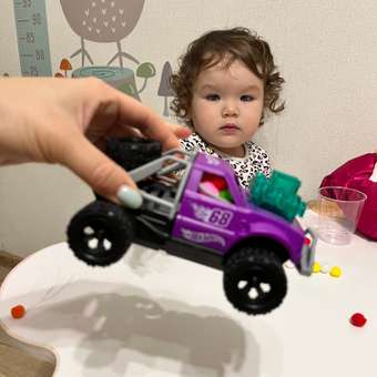 Машина Hot Wheels Грузовик высокие колеса Фиолетовая DM0924: отзыв пользователя Детский Мир
