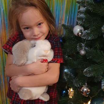 Мягкая игрушка TRUDI Бело-серый кролик Клемент 20x27x20 см: отзыв пользователя Детский Мир