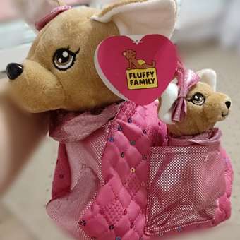 Игровой набор в сумочке Fluffy Family мама собачка и щенок: отзыв пользователя Детский Мир