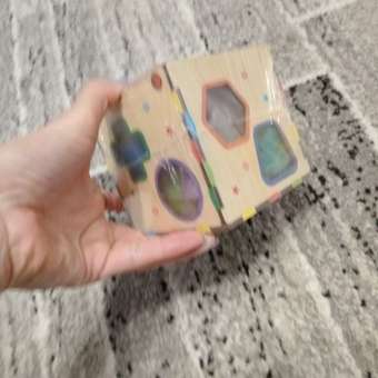 Сортер для малышей Монтессори Alatoys Развивающая игрушка деревянная Куб: отзыв пользователя Детский Мир