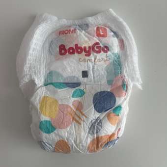 Трусики BabyGo Comfort 44 шт. L 9-14 кг: отзыв пользователя Детский Мир