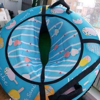 Тюбинг Fani and Sani диаметр 100 см для катания надувные санки детские: отзыв пользователя Детский Мир