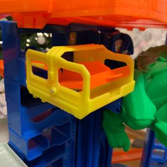 Набор игровой Hot Wheels Сити Невообразимый гараж с тиранозавром GJL14: отзыв пользователя Детский Мир