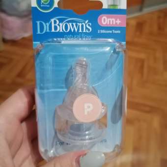 Соска Dr Browns Anti-Colic силикон (медленный поток) 2 шт.: отзыв пользователя Детский Мир