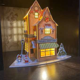 Пазл CubicFun Новогодний магазин сладостей с LED-подсветкой 3D 52элемента P801h: отзыв пользователя Детский Мир