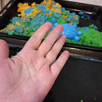 Игрушка Космический песок 1кг Синий К011: отзыв пользователя Детский Мир