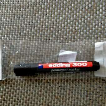 Маркер Edding перманентный E-300 толщина линии 3 мм черный: отзыв пользователя Детский Мир