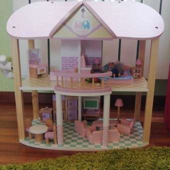 Кукольный домик с мебелью Зайка любит деревянный: отзыв пользователя Детский Мир