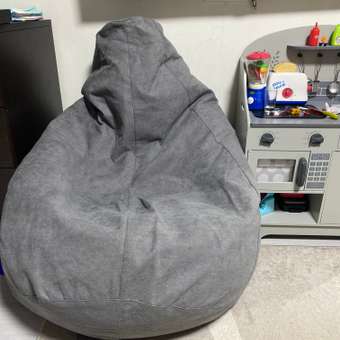 Кресло-мешок DreamBag Серый Велюр XL: отзыв пользователя Детский Мир