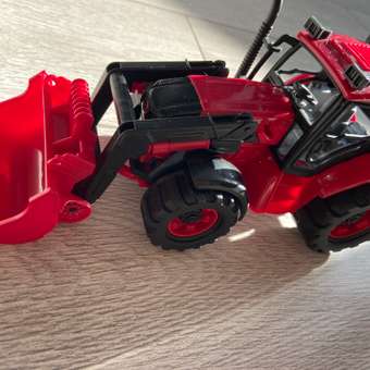 Трактор Полесье BELARUS с погрузчиком красный: отзыв пользователя Детский Мир