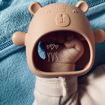 Прорезыватель для зубов ROXY-KIDS на руку Мишка цвет розовый: отзыв пользователя Детский Мир