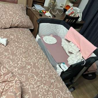 Колыбель Olsson Vicinity приставная Grey AP802: отзыв пользователя ДетМир