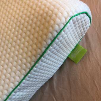 Ортопедическая подушка Green Leaf Formula для сна с эффектом памяти 50х30 высота 10/7: отзыв пользователя Детский Мир