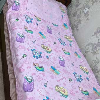 Комплект постельного белья ГК Лидертекс Сластена поплин 1.5 спальный: отзыв пользователя Детский Мир