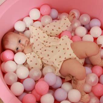 Сухой бассейн Boobo.kids 85х30 см 150 шаров розовый: отзыв пользователя Детский Мир