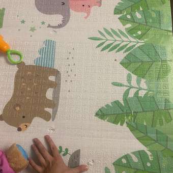 Детский коврик MIKMEL складной развивающий двусторонний 150х200 см: отзыв пользователя Детский Мир