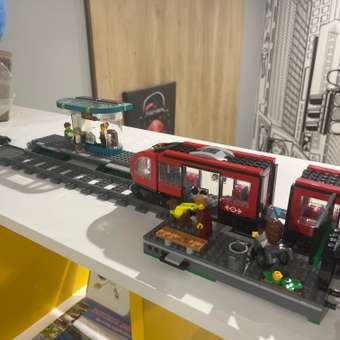 Конструктор LEGO City Трамвай и станция в центре города 60423: отзыв пользователя Детский Мир