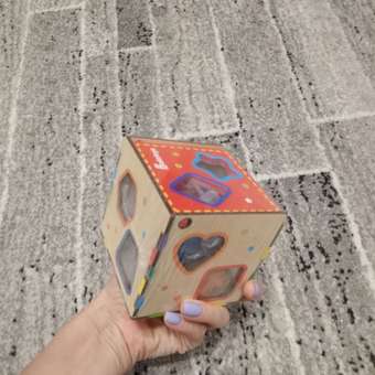 Сортер для малышей Монтессори Alatoys Развивающая игрушка деревянная Куб: отзыв пользователя Детский Мир
