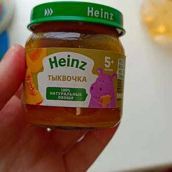 Пюре Heinz тыквочка 80гс 5месяцев: отзыв пользователя ДетМир