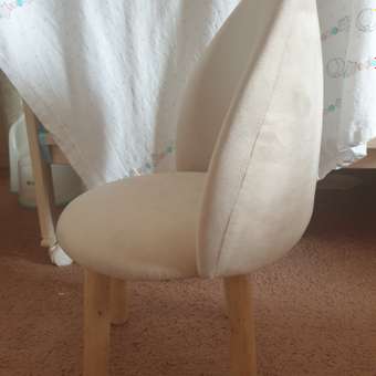 Стул-кресло Тутси детское на ножках для малышей светло-серый 34х34х59 см: отзыв пользователя Детский Мир
