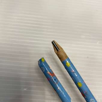 Набор Calligrata канцелярски карандаши точилка ластик линейка ручка насадка-тренажер: отзыв пользователя Детский Мир