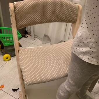 Подушки Babystul на растущий стул Горох светлый: отзыв пользователя Детский Мир