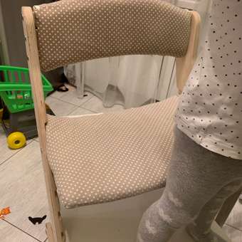 Подушки Babystul на растущий стул Горох светлый: отзыв пользователя Детский Мир
