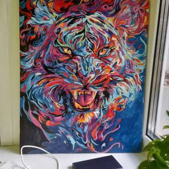Картина по номерам Art on Canvas Дух тигра в ассортименте: отзыв пользователя Детский Мир