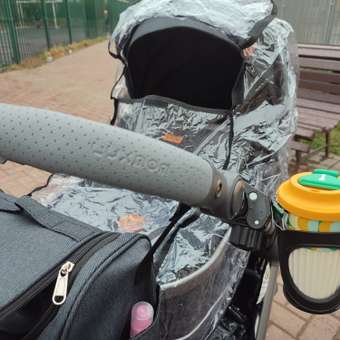 Дождевик на коляску люльку Trottola со светоотражением с окошком на липучке ПВХ: отзыв пользователя Детский Мир