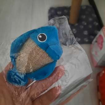 Мягкая игрушка для кошек Пижон с кошачьей мятой Рыбка голубая: отзыв пользователя. Зоомагазин Зоозавр