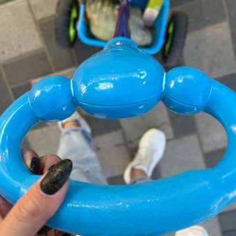 Велосипед трехколесный Navigator Trike с родительской ручкой синий: отзыв пользователя Детский Мир