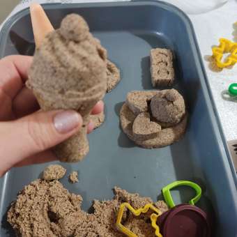 Песок кинетический Kinetic Sand Пляжный песок 1.36кг 6028363: отзыв пользователя Детский Мир