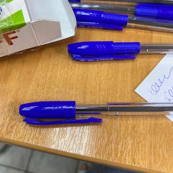 Ручки шариковые Staff набор 12 штук синие: отзыв пользователя Детский Мир