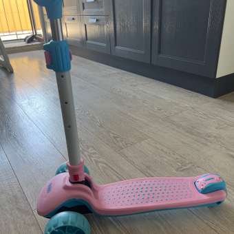Самокат трехколесный Cosmo PIMPLE Розово-голубой S939: отзыв пользователя Детский Мир