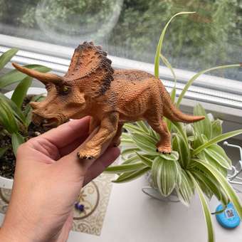 Фигурка Funky Toys Динозавр Трицератопс Оранжевый FT2204115: отзыв пользователя Детский Мир