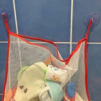 Сумка-сетка ElBascoToys для хранения игрушек в ванной с игрушкой для купания Кораблик Парусник: отзыв пользователя Детский Мир