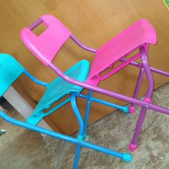 Детский стульчик InHome складной розовый: отзыв пользователя Детский Мир