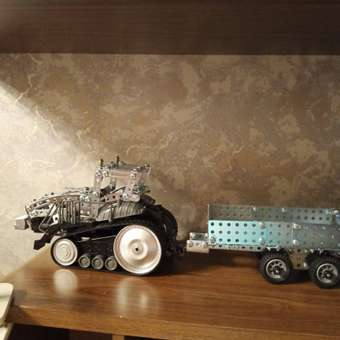 Конструктор металлический EITECH Трактор с прицепом Р/У 00023: отзыв пользователя Детский Мир