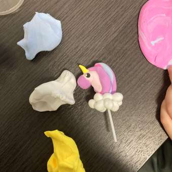 Набор для лепки Лиловые котики воздушный пластилин в пакете 48 шт со стеками: отзыв пользователя Детский Мир