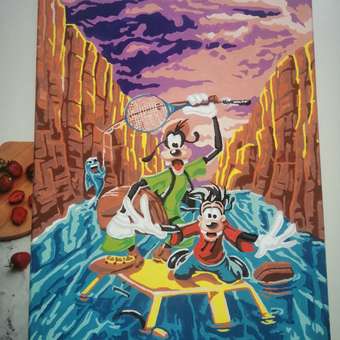 Картина по номерам Art on Canvas Приключения Гуффи холст на подрамнике 40*50: отзыв пользователя Детский Мир