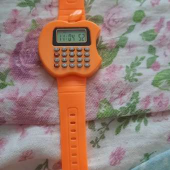 Наручные часы-калькулятор Uniglodis Детские. Яблоко оранжевое: отзыв пользователя Детский Мир