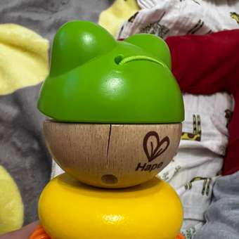 Игрушка Hape пирамидка Мистер Лягушка: отзыв пользователя Детский Мир
