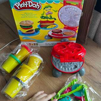 Игровой набор для лепки ТОТОША Пластилин Play-doh Бургерная: отзыв пользователя Детский Мир