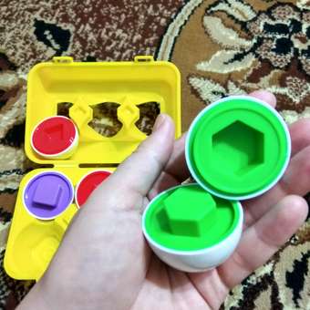 Развивающая игрушка Сортер Quanle toys Найди Яйцо по половинкам: отзыв пользователя Детский Мир