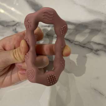 Прорезыватель Babyono силиконовый RING розовый: отзыв пользователя Детский Мир