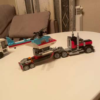 Конструктор LEGO Creator Бортовой грузовик с вертолетом 31146: отзыв пользователя Детский Мир